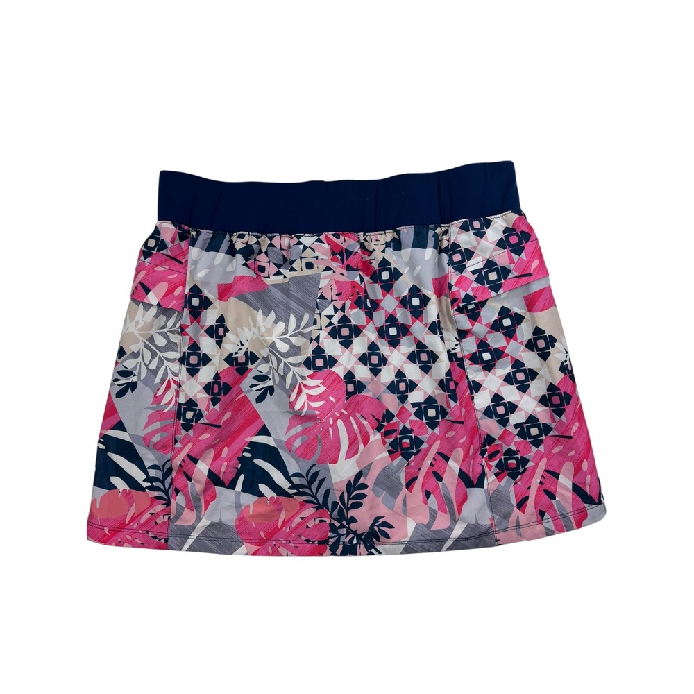 Reel Legends Women's PL Petite Large Athletic Skort Tropical‎ Golf Tennis Skirt - Picture 2 of 16
